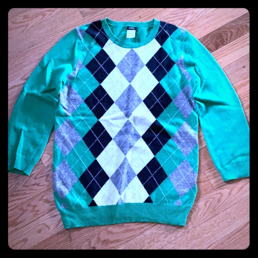 JCrew Argyle Sweater